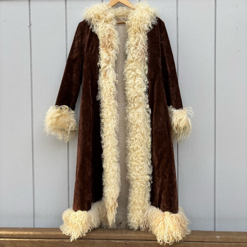 Vintage 70s/80s Penny Lane Velvet Coat